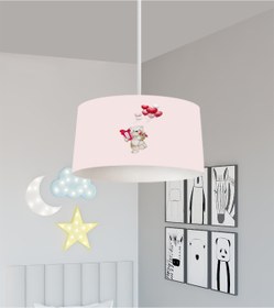 Resim BAMBAŞKA MODA BEBEK VE ÇOCUK ODASI Mickey Mause Desenli Avize 