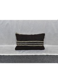 Resim Zehra Abla Halı Yeni El Dokuma Dekoratif Lumbar Kilim Kırlent Yastık Kılıfı 6156 