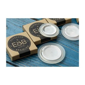 Resim E&B Paslanmaz Çelik Moka Pot Filtresi, 3 Cup 