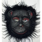 Resim ORANGUTAN MASKESI - MAYMUN MASKESI - GORIL MASKESI YETIŞKIN ÇOCUK UYUMLU 