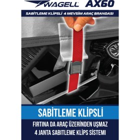 Resim Budge Ssangyong Torres -AX60 Klipsli Araba Brandası - Oto Çadır Örtü 