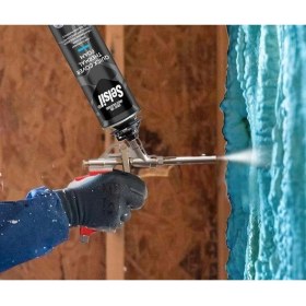 Resim Selsil Thermal Foam Isı ve Ses Yalıtım Köpüğü 850 Ml. (16 Adet),demir Köpük Tabancası 