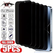 Resim 5 Adet Tam Kaplama Gizlilik Karşıtı Ekran Koruyucu iPhone 11 12 13 14 15 16 Pro Max Plus 13 12 Mini için Temperli Cam iPhone 16 15 14 Plus 11 Pro Max Koruyucu Cam 
