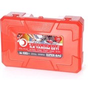 Resim BİTERSE Trafik Yönetmeliğine Uygun Çantalı Araç Ilk Yardım Seti 