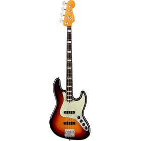 Resim Fender 0199020712 American Ultra Jazz Bass Gitar (Ultraburst) | Gülağacı Klavye Aktif/Pasif Elektronik Devre ve HiMass Köprü 