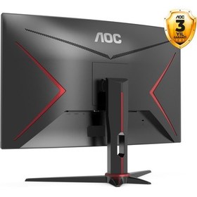 Resim AOC C27G2ZE/BK 27" 0.5 MS 240 Hz Full HD LED Monitör 