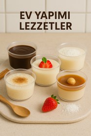 Resim DİYA3 20'Lİ Yuvarlak Mika Kase Plastik Şeffaf Kapaksız Sunum Kabı 250 Cc Adet Tatlı & Meze Ve Salata Kap 