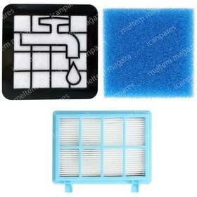 Resim Philips Uyumlu FC 9332 PowerPro City Süpürge Ön ve Hepa Filtresi 