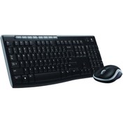 Resim AyrStore LOGITECH MK270 Q TR KABLOSUZ KLAVYE MOUSE SET SİYAH 920-004525 