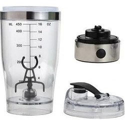 Resim Xinhang Elektrikli Protein Çalkalayıcı USB Şarj Edilebilir Shaker Şişeler Süt Kahve Su Şişesi Hareketi Akıllı Mikser (Yurt Dışından) 