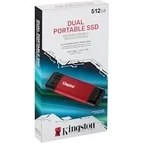 Resim 512GB Dual Usb-A/c Portable Ssd, Up To 1050MB/S USB 3.2 Gen 2 SPSD/512GB 