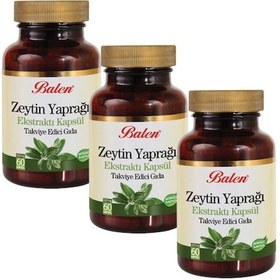 Resim Balen Zeytin Yaprağı Ekstraktı Kapsül 620 MG 60 Kapsül 3 Adet 