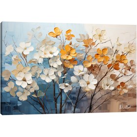 Resim Sarı Turuncu Çiçekler - 100x70 