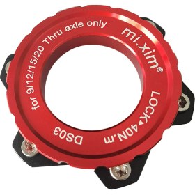 Resim Elaccent F Fityle Alüminyum Centre-Kilit Hub'larına 6-Cıvata Disk Adaptörü Converting Convert-Lock Hub Merkez-Kilit Adaptörü Için Kilitli Axle Hub - Kırmızı (Yurt Dışından) 