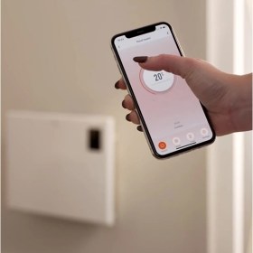 Resim Elektrikli Konvektör Panel Isıtıcı Wifi 1000 Watt Antrasit 