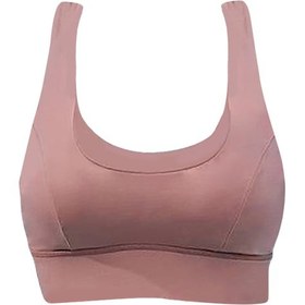 Resim Suntek Kadın Spor Sutyen Kırpma Üst Yelek Shapewear Streç Sütyen Pembe Xl Pembe 