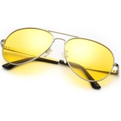 Resim Polarize Gece Sürüş Gözlüğü, Sarı Cam, Uv400 Koruması B Çok Renkli 
