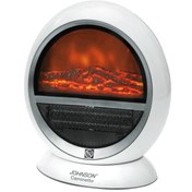 Resim Johnson Caminetto Şömine Görünümlü Fanlı Termostatlı Seramik Isıtıcı 750w-1500w 