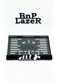 Resim BnP LAZER Evrim Pleksi Motor Plakalık 