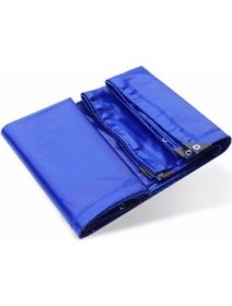 Resim Elegant Polyester Branda 3X12 Metre Kapsüllü 550 Gr/m² Pvc Tente ve Tır Brandası (Mavi) 