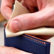 Resim 1 adet 30.0x30.0 cm Deri Kenarlıklı Parlatma Bezi, El Yapımı Deri Aracı - Parlatma ve Pürüzsüzleştirme için Dayanıklı Kumaş, Takı Yapımı ve Metal İşleme için İdeal, Takı Yapımı Aracı | El Yapımı Deri Aracı | Dayanıklı Kumaş 