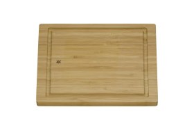 Resim Feyza Design Doğal Bambu Kesme Tahtası 26X20 Cm, Şık ve Dayanıklı Mutfak Gereci 