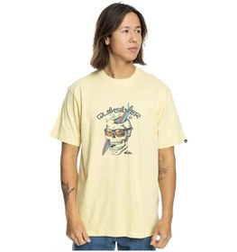 Resim Quiksilver One Last Surf Ss Erkek T-shirt Eqyzt07674-16884 Sarı-sarı 