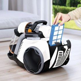 Resim Electrolux Turbo Başlıklı Premium Torbasız Elektrikli Süpürge, 4 Aşamalı Filtreleme Sistemi, Hepa Filtreli, Ultra Emiş Güçlü, Luciole Lambader Hediye 
