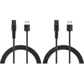 Resim Philips QP2724 QP2834 QP1924 MG9520 Elektrikli Tıraş Makinesi Düzeltici Şarj Kablosu Için 2 Adet 5V 1A USB Tıraş Makinesi Şarj Kablosu (Yurt Dışından) 