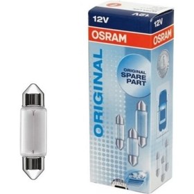 Resim Osram 12V Sofit Ampul 10W 5W Tipi 37 Mm N11.3306 