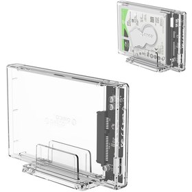 Resim Orico 2159U3 2.5" Şeffaf USB3.0 Sabit Sürücü Muhafazası Standı 
