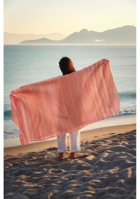 Resim Favora Peştamal Plaj Havlusu 90x140 - Nar Çiçeği 