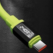 Resim LUCK GOOU 240W Hızlı Şarj Kablosu Akıllı Çip Aşırı Şarj Koruma, 2m Uzunlukta Type-C Type-C Kablo Apple Huawei Telefonlar için, Yüksek Güçlü Flash Şarj ve Veri Transferi, Dayanıklı Silikon Tasarım, Telefon Şarj Kablosu, Modern Teknoloji Aksesuarı, Yüksek Kaliteli Kablo 