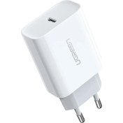 Resim Ugreen 20W Type-C PD QC 3.0 Hızlı Şarj Cihazı 