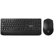 Resim Everest Km-6176 Offıcal Siyah Kablosuz Combo Q Multimedia Klavye Mouse Set 