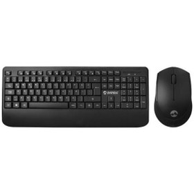 Resim Everest Km-6176 Offıcal Siyah Kablosuz Combo Q Multimedia Klavye Mouse Set 
