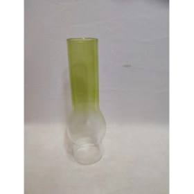Resim Normadia Şeffaf ve Açık Yeşil Renkli Avize Lamba Camı, 7cm Alt Çap, 25CM Yükseklik 