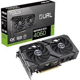 Resim ASUS DUAL-RTX4060-O8G-EVO, 8Gb, 128Bit, GDDR6, 1xHDMI, 3xDP GAMING Ekran Kartı 