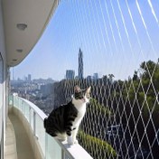 Resim 10x3m Kuş Koruma Ağı - Dayanıklı Naylon Çok Filamentli İp, Güçlü Yük Kapasitesi, Balkon, Bahçe ve Dış Mekan Kullanımı için Şeffaf Havuz Ağı, Kuş Giderici Ağı | Modern Estetik Ağı | Dayanıklı Dış Mekan Ağı, Kuş Ağı 