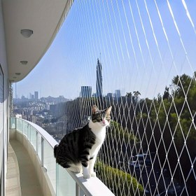 Resim 10x3m Kuş Koruma Ağı - Dayanıklı Naylon Çok Filamentli İp, Güçlü Yük Kapasitesi, Balkon, Bahçe ve Dış Mekan Kullanımı için Şeffaf Havuz Ağı, Kuş Giderici Ağı | Modern Estetik Ağı | Dayanıklı Dış Mekan Ağı, Kuş Ağı 
