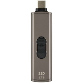Resim transcend ESD330C Type-C 10Gbps 1050/950MB/s Gizlenebilir Başlıklı Taşınabilir Metal Kasa SSD 