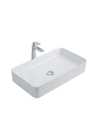 Resim Paluci Lavabo Arte Plus Beyaz Dikdörtgen Model 