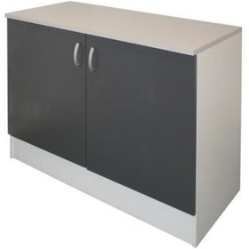 Resim Asia Mutfak Alt Modül - Dolap 120 Cm Antrasit Tezgah Dahil 