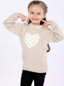 Resim Cloudy Kids Kız Çocuk Regular Fit Basic Triko Kazak 