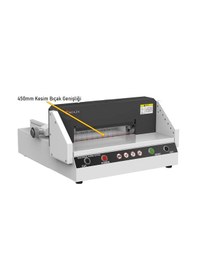 Resim Mühlen Procut C333m A2 Otomatik Elektrikli Giyotin Makinesi Kesim Bıçağı 45 Cm 