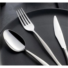 Resim Nehir Zarif Sade 89 Parça Karton Kutulu Çatal Kaşık Bıçak Takımı Gümüş 