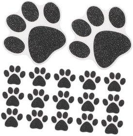 Resim 20adet Kaymaz İzi Sticker Mutfak Ve Banyo Zeminleri Için Sevimli Kedi Ayakları Kayma Sticker Ile Ev Dekoru Için Güvenlik Sağlayın 