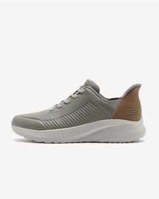 Resim Skechers Bobs Squad Chaos - Heel Preferred Erkek Bej Spor Ayakkabı 118305 Tpe Bej 