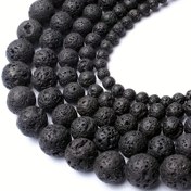 Resim Takı Yapımı İçin 1 Adet Doğal Taş Boncuk, 38cm DIY Yuvarlak Boncuk Dizisi, 6-10mm, Kolyeler, Bilezikler, Kolyeler, Takı Aksesuarları İçin El Sanatları Malzemeleri 