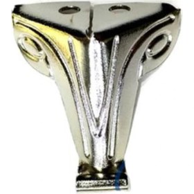 Resim Ahşap ve Sunta Sandık Ayağı, Nikel Kaplama, 2,5 Cm, Şık ve Dayanıklı Tasarım 